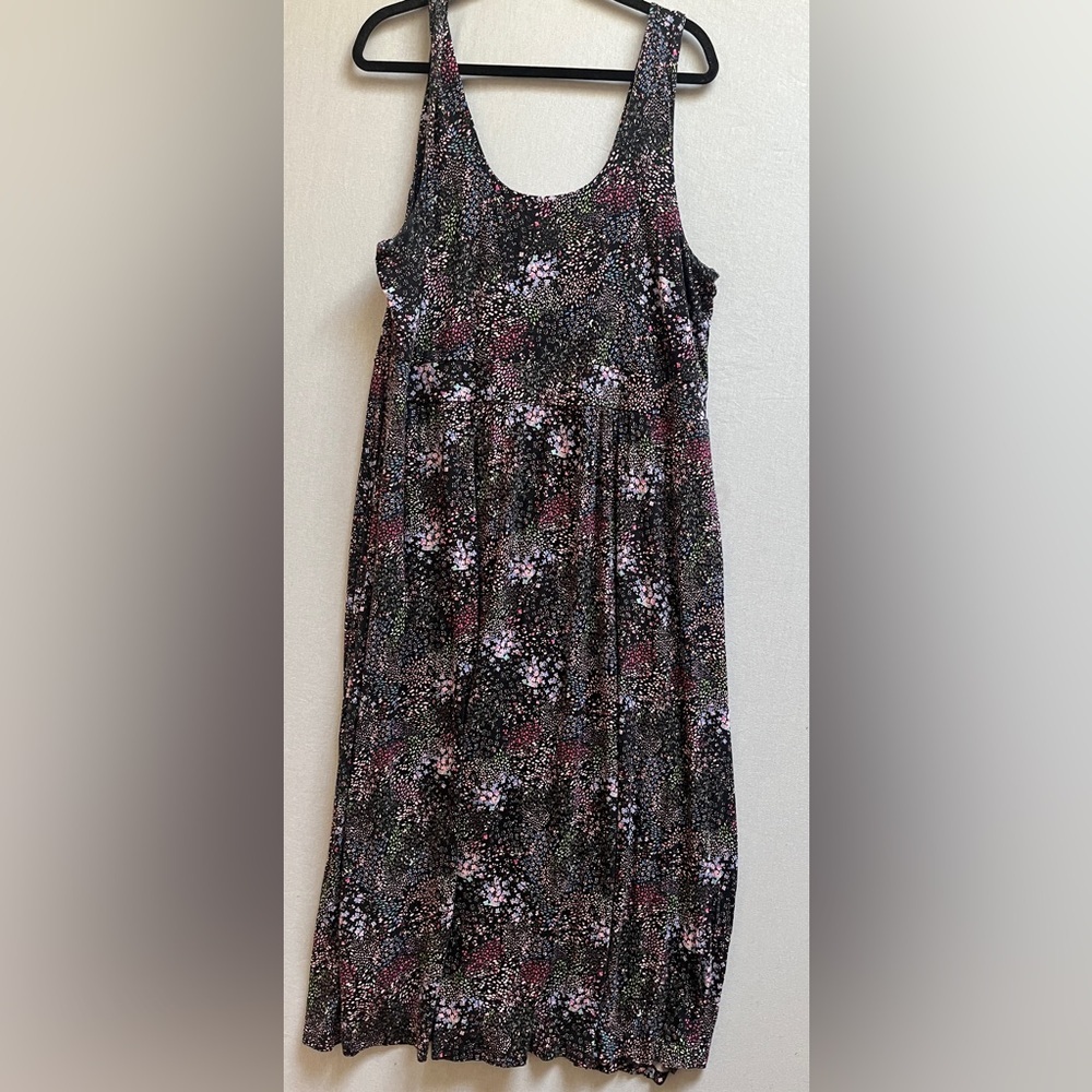Black Tape Floral Maxi Dress multicolour Sz 2X